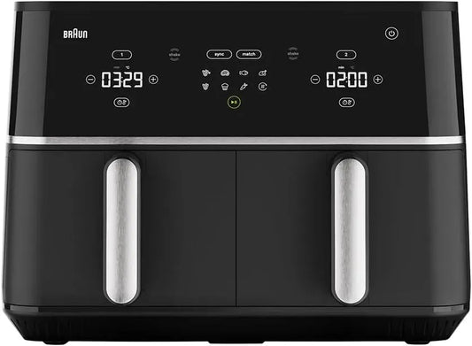 Braun TD5030IBK Geschirrspüler, 10 L, 2400 W, 8 Programme, Spülmaschine, Touch-Bedienung, Schwarz, PFAS-freie Keramikbeschichtung, 80-200°